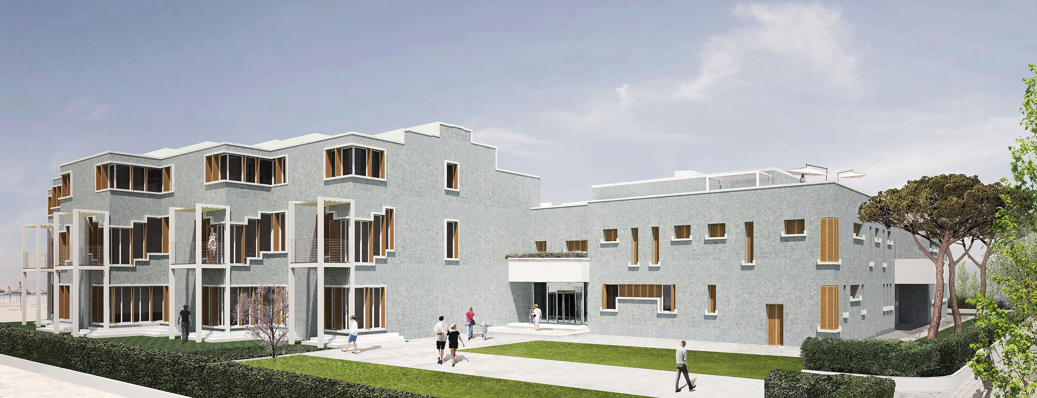 colonia riccione - Vista principale AZArchitetti